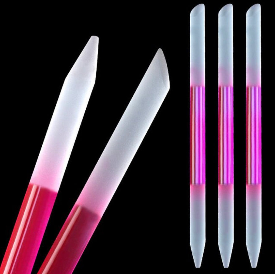 Glass nail tools