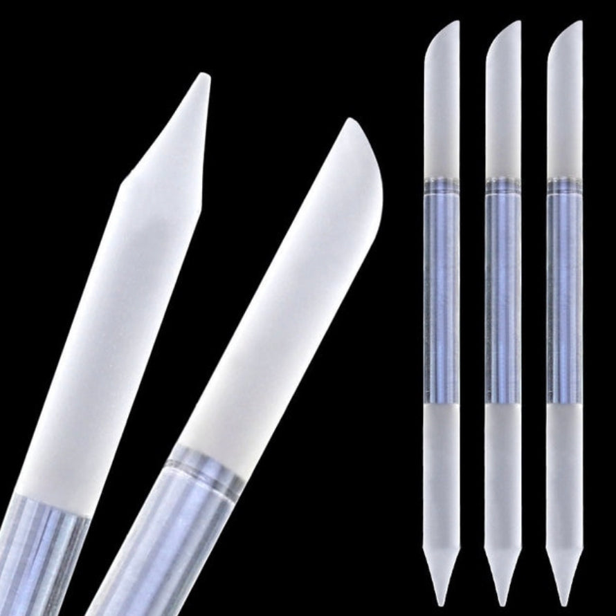 Glass nail tools