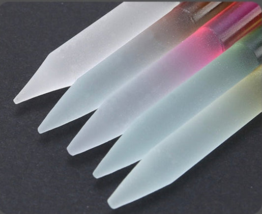 Glass nail tools