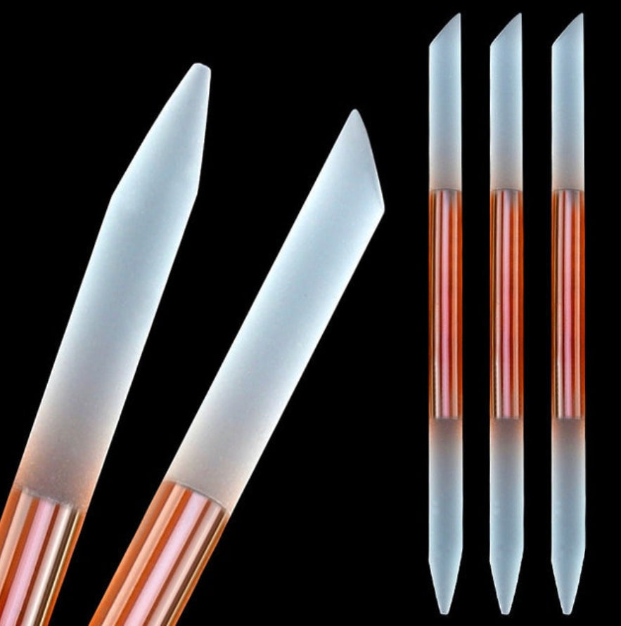 Glass nail tools